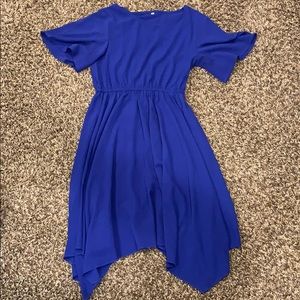 Blue Loose Fit Dress